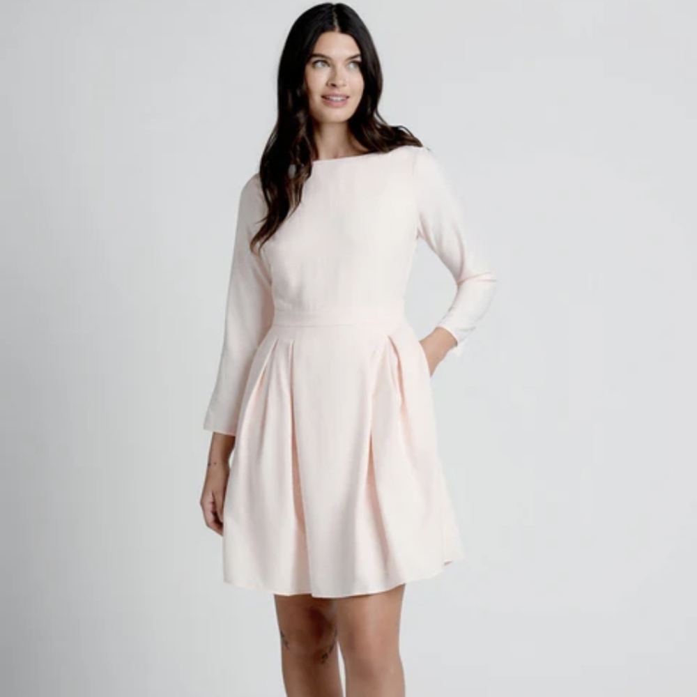 ModCloth Into the Spotlight fit and flare dress Sz Med